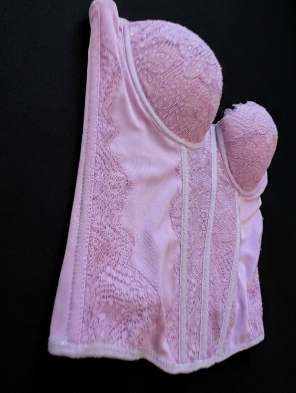 Lilac Lace Bustier Corset Top (Size Medium) - NWT - Picture 4 of 6